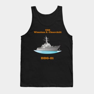 Winston S. Churchill DDG-81 Destroyer Ship Tank Top